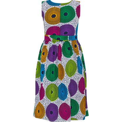 JOY Midi Dress - circle