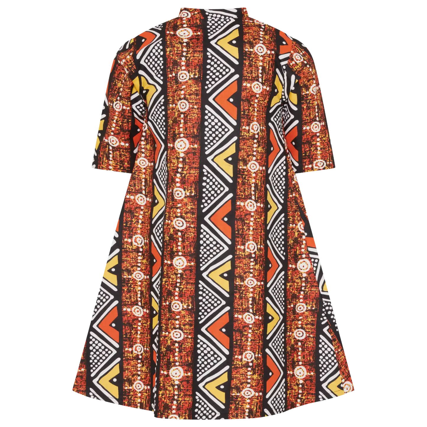 SALOME Summer Dress - orange/brown