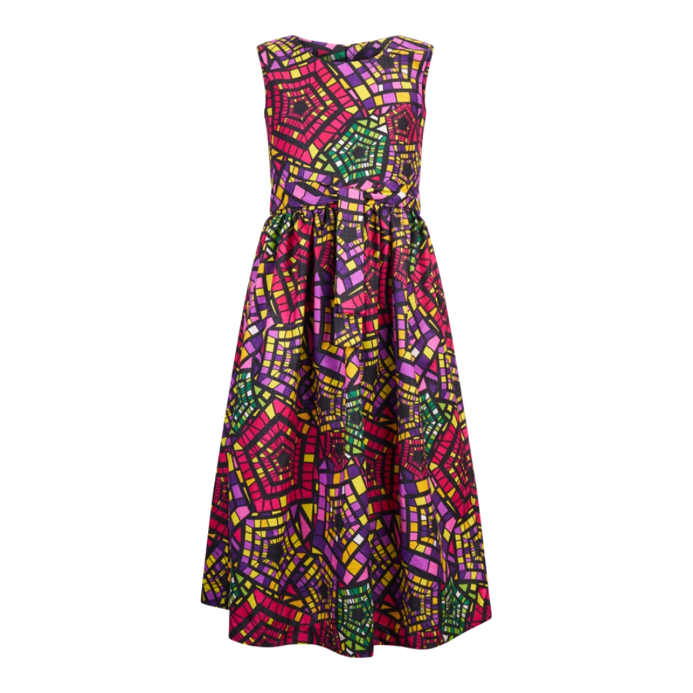 JOY Midi Dress - purple/red