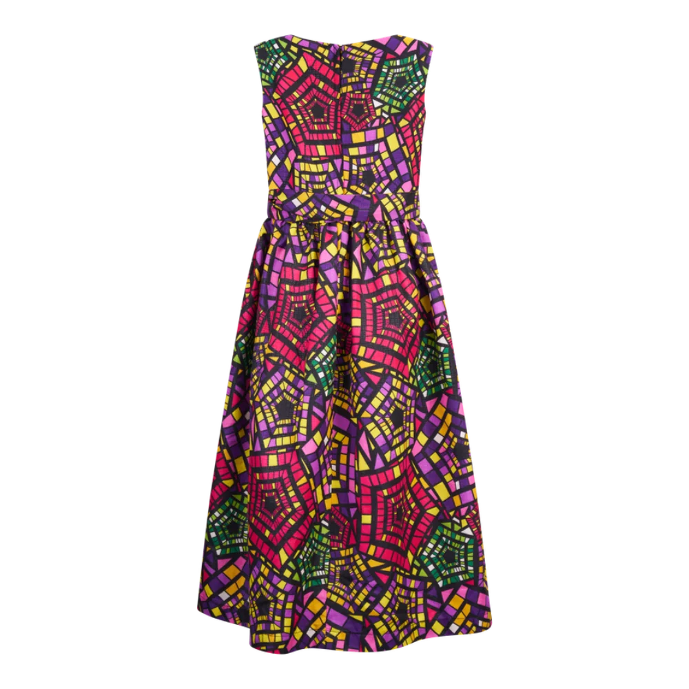 JOY Midi Dress - purple/red