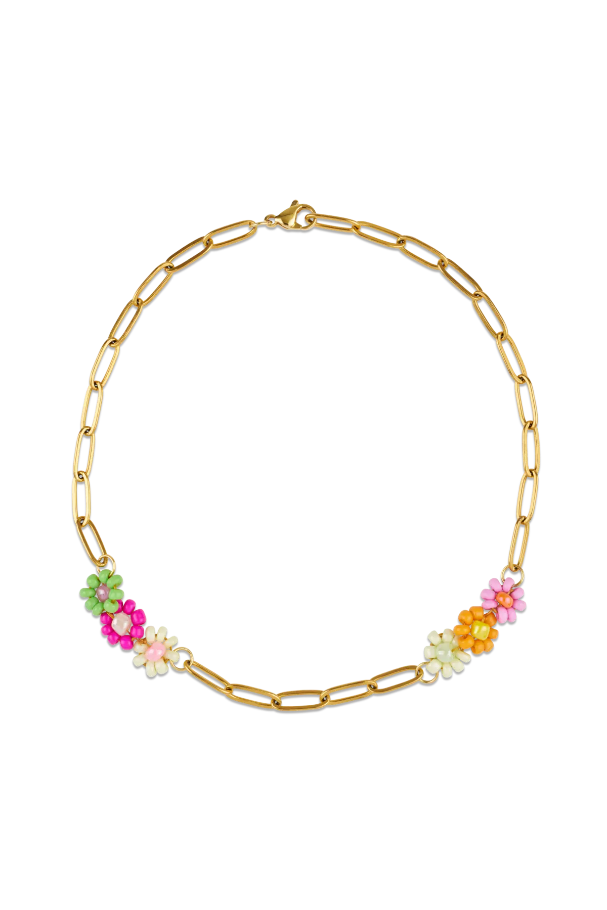 Gold-Plated Daisy Necklace