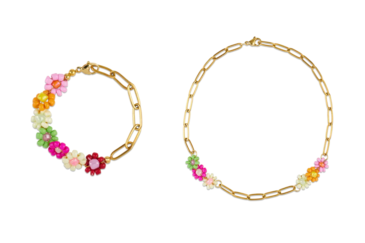 Gold-Plated Daisy Set